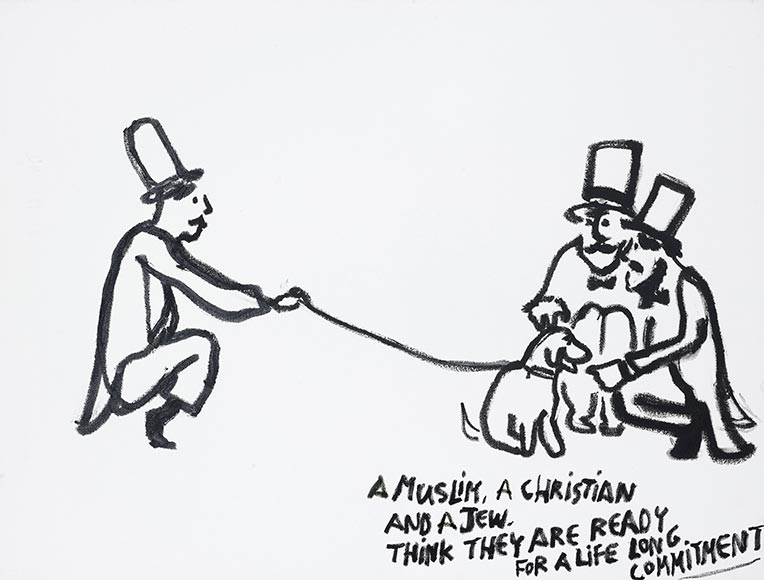 764x580 Exhibitioneran Shakine A Muslim, A Christian And A Jew Jewish