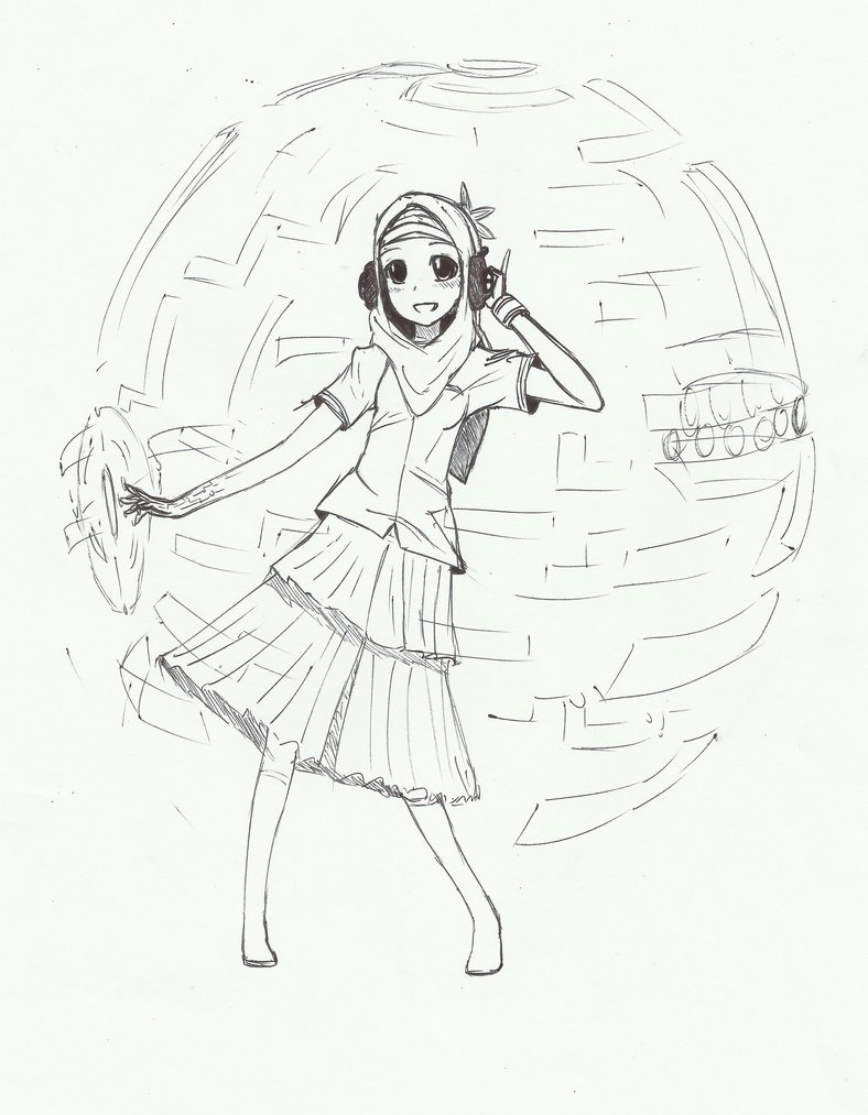 788x1013 Modern Muslim Girl By Aganoryu