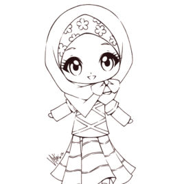 Muslim Women Drawing