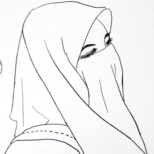 Muslim Women Drawing at GetDrawings | Free download