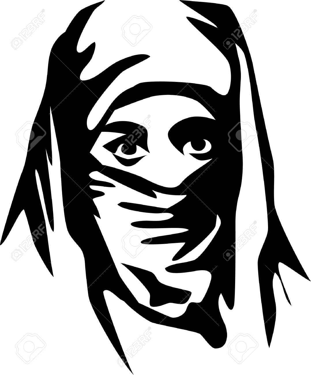 1078x1300 Burka Clipart