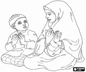 300x250 Islam Coloring Pages Printable Games
