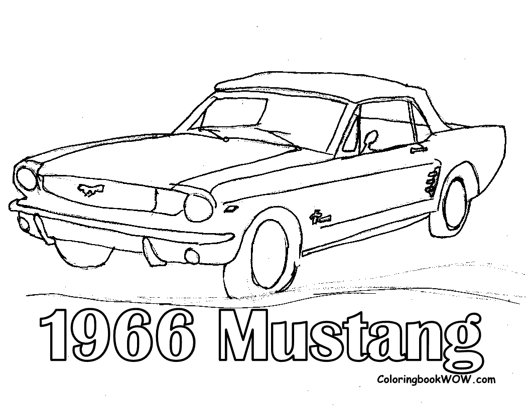 1056x816 Mustang Coloring Pages For Kids 14699 Bestofcoloring Com