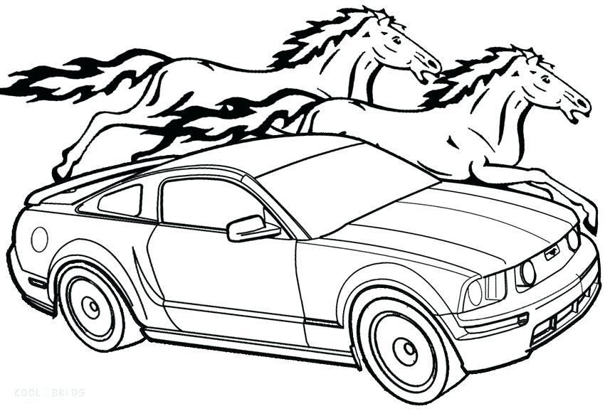 850x578 Ford Mustang Gt Coloring Pages Coloring Page For Kids