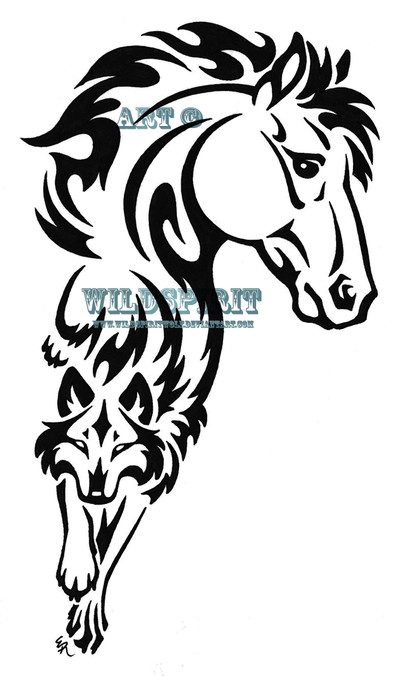 400x676 Tattoo Clipart Horse