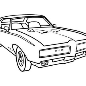 300x300 Classic Mustang Clip Art