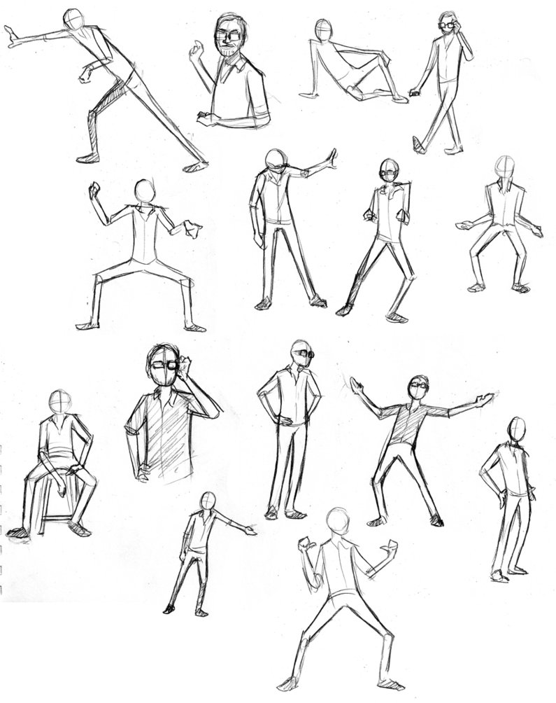 795x1004 Gesture Drawings 1 By Incongruousinquiry
