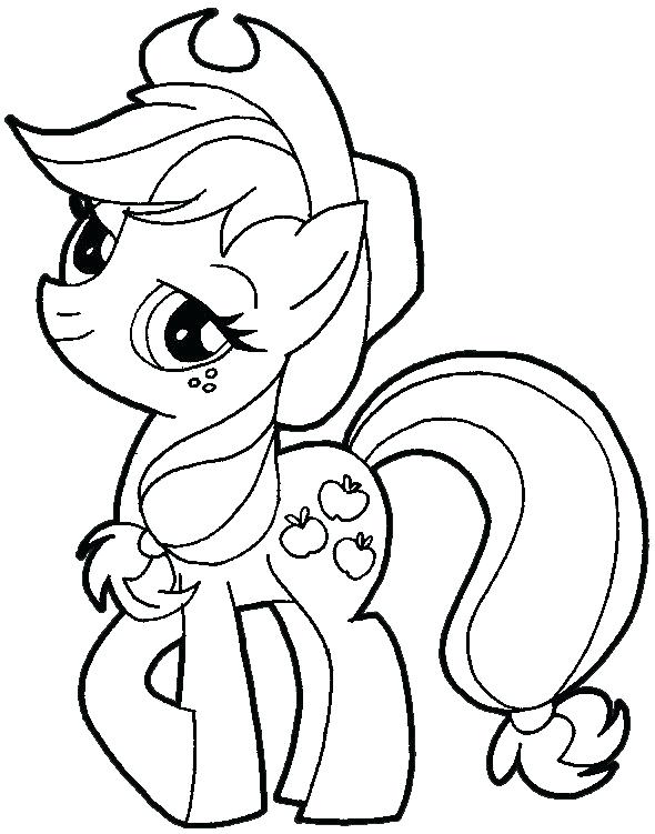 590x751 Coloring Page My Little Pony Murs