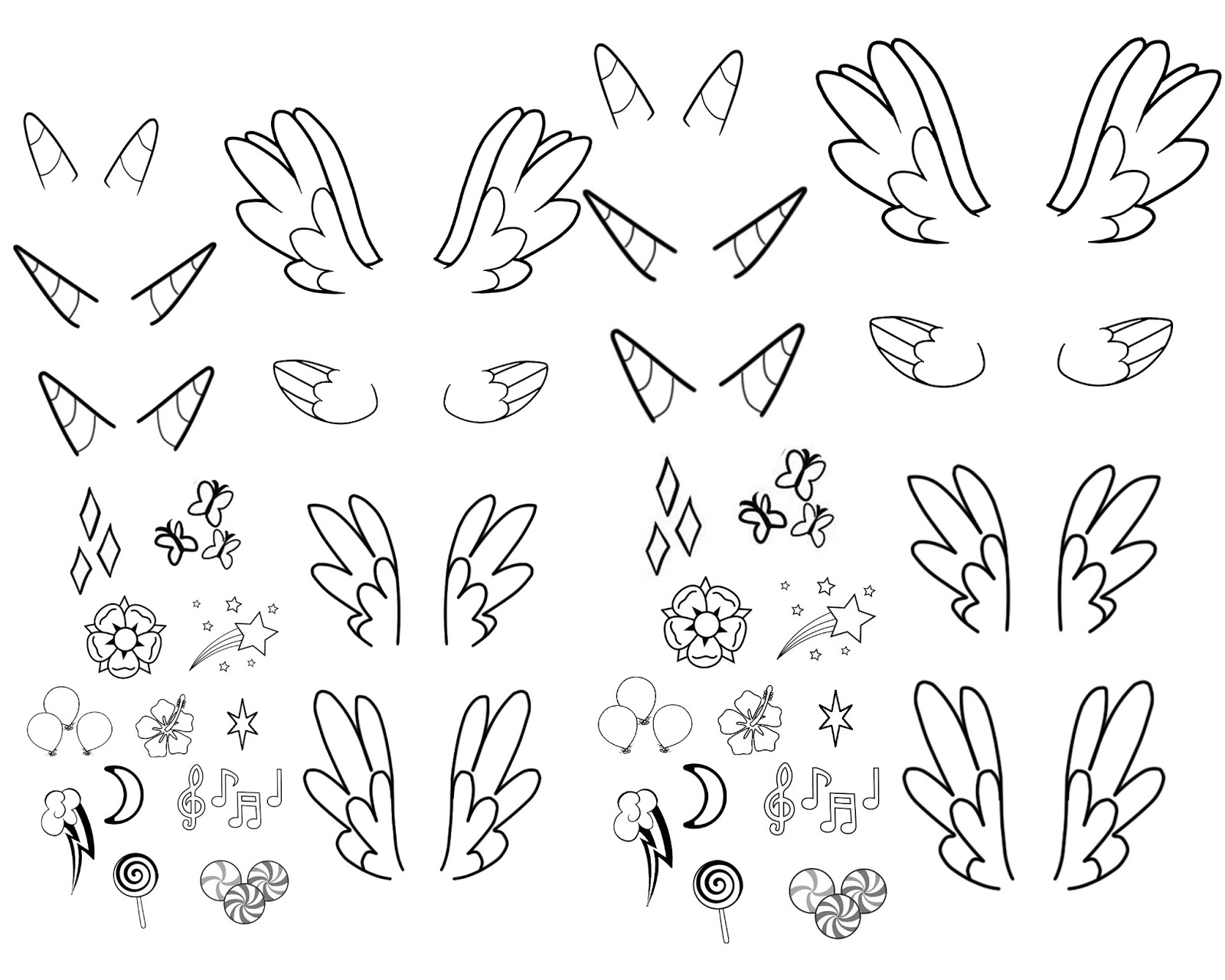 1600x1280 Doodlecraft Design And Draw Your Own My Little Pony!