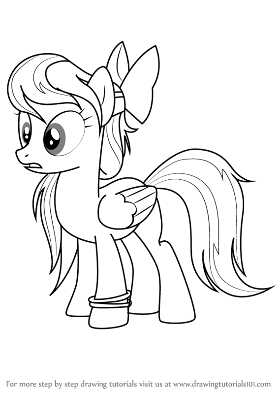 567x800 Learn How To Draw Angel Wings From My Little Pony