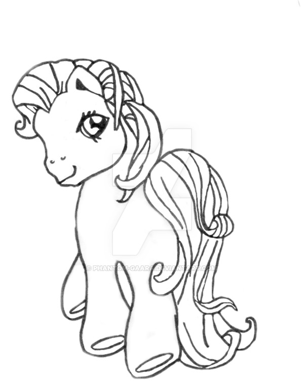 600x758 My Little Pony Line Art 1 By Phantom Gaara