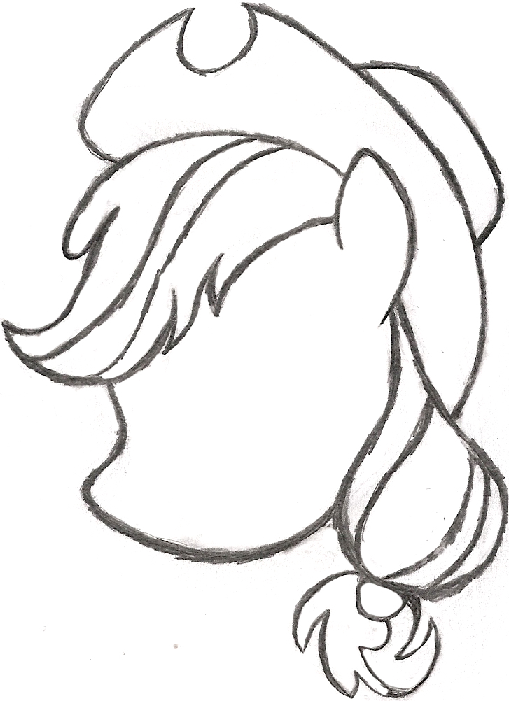 727x1002 My Little Pony Sketch