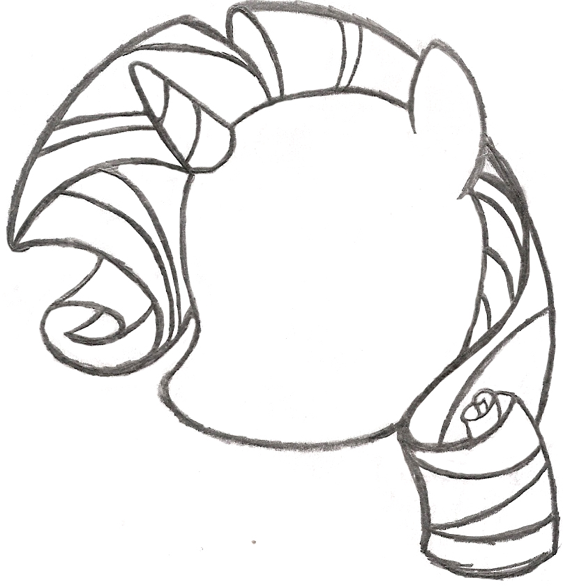 807x842 My Little Pony Sketch