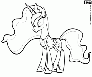 300x250 My Little Pony Coloring Pages Printable Games
