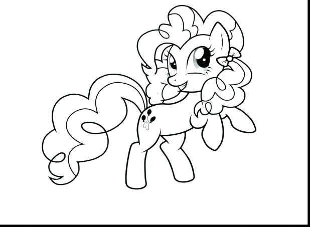 618x453 Pinkie Pie Coloring Page Free Pages Best For Kids My Little Pony