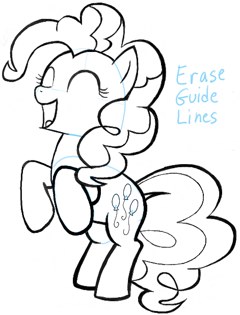 471x618 How To Draw A Happy Pinkie Pie From My Little Pony With Easy Steps