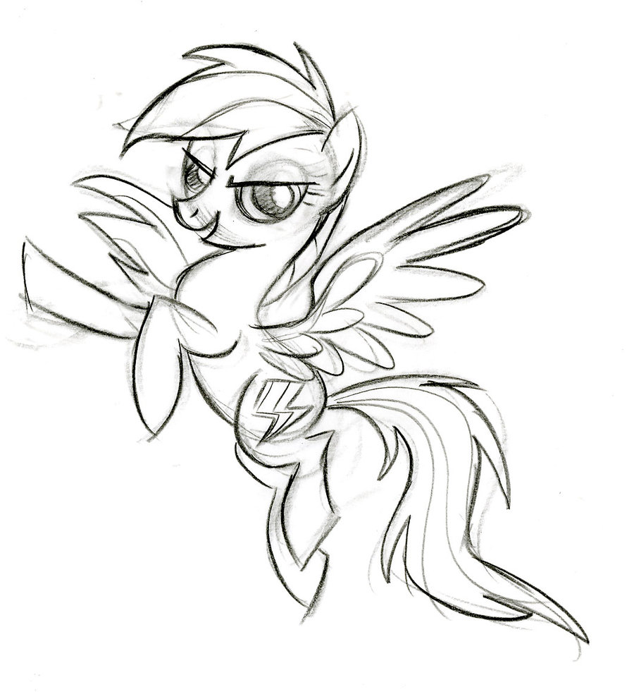 900x981 Rainbow Dash Sketch By Lauren Faust My Little Pony Friendship