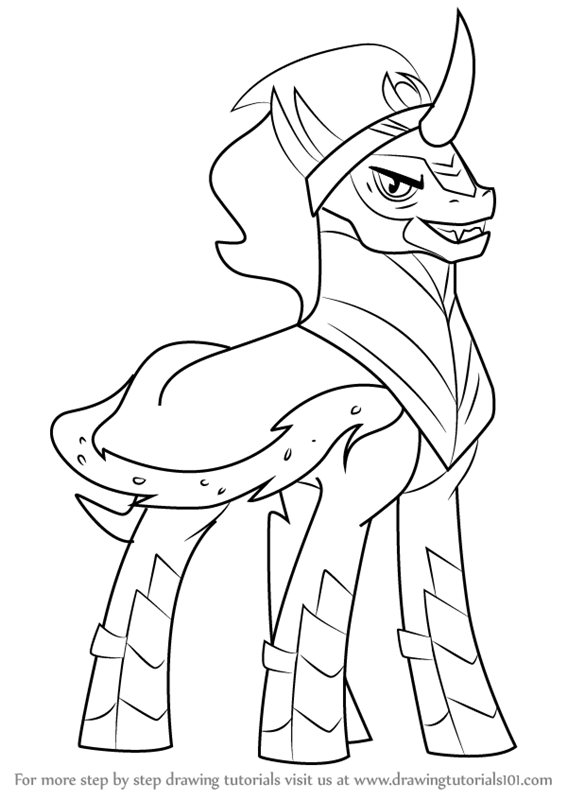 567x800 Learn How To Draw King Sombra From My Little Pony