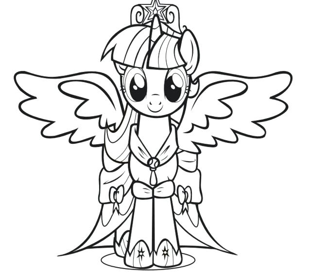 640x562 My Little Pony Friendship Is Magic Coloring Pages Online Little