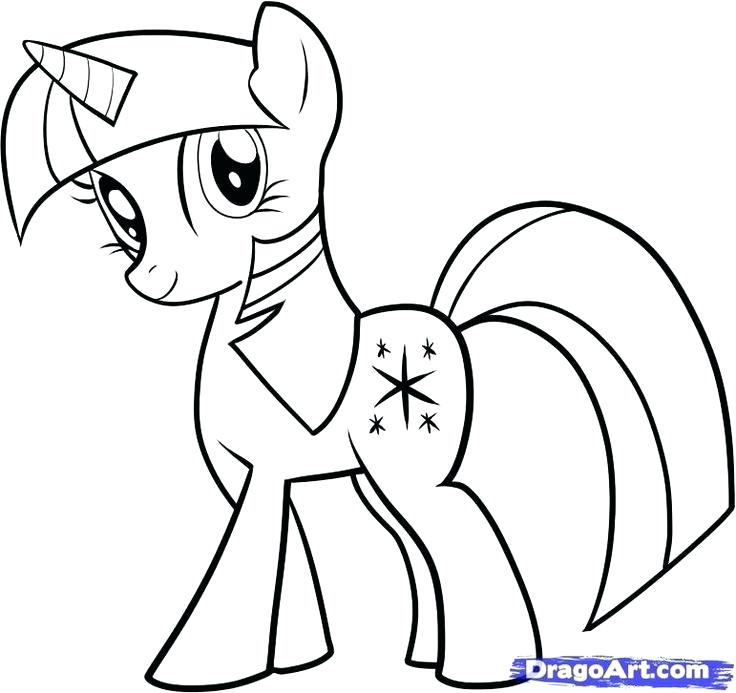 736x693 Princess Twilight Sparkle Coloring Page How To Draw Twilight