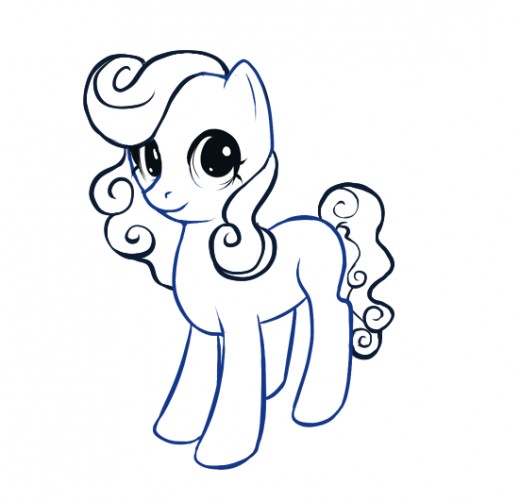 520x501 Drawing My Little Pony Ponies Hubpages