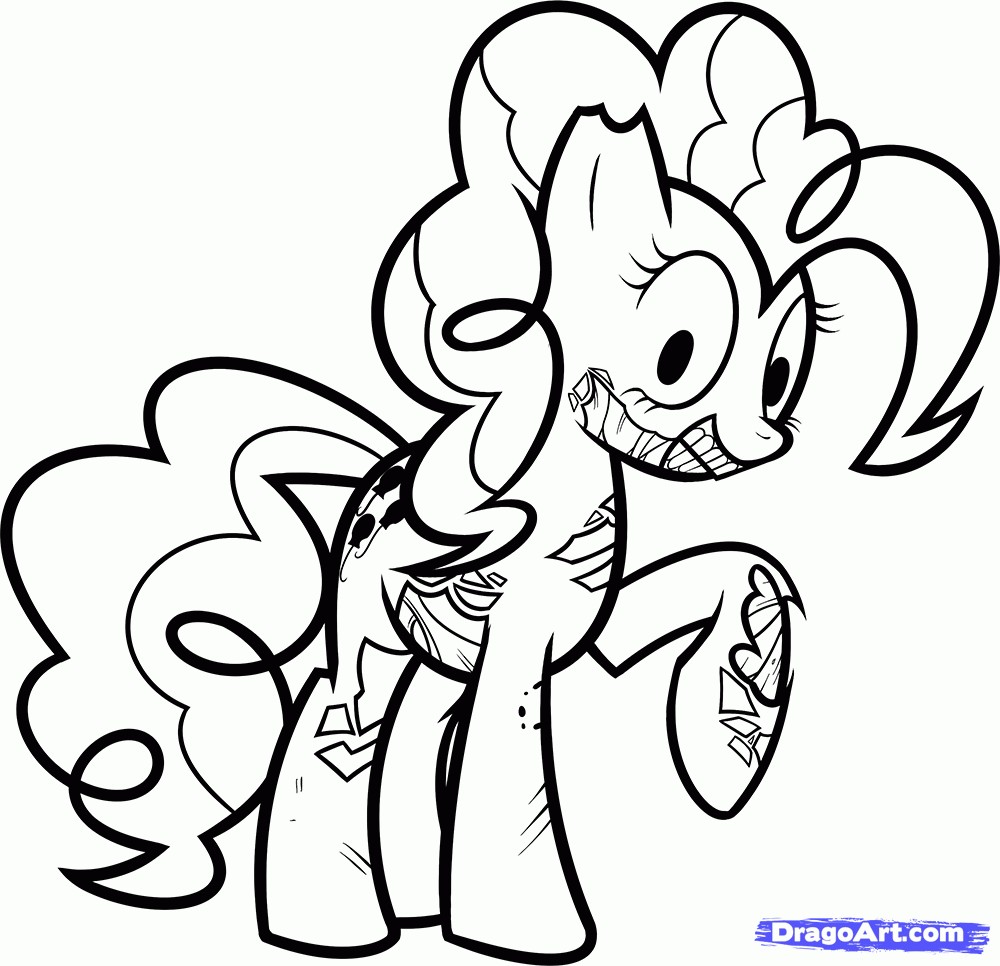 1000x966 My Little Pony Coloring Pages Of Pinkie Pie Best Of Drawn My