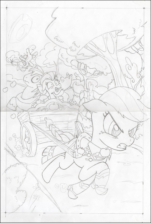 486x717 My Little Pony Comic Book Art By Bill Forster