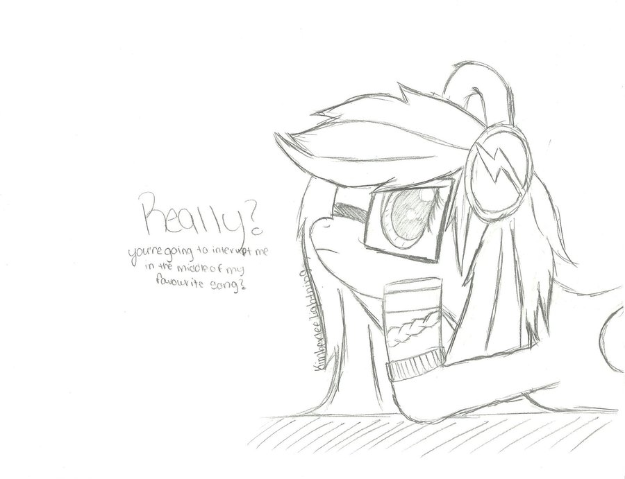 900x691 My Little Pony Oc. Pencil Sketch. By Kimberleelightning