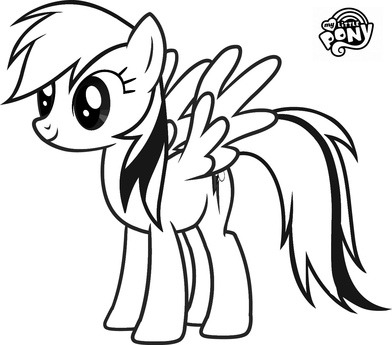 1364x1202 My Little Pony Rainbow Dash Coloring Pages