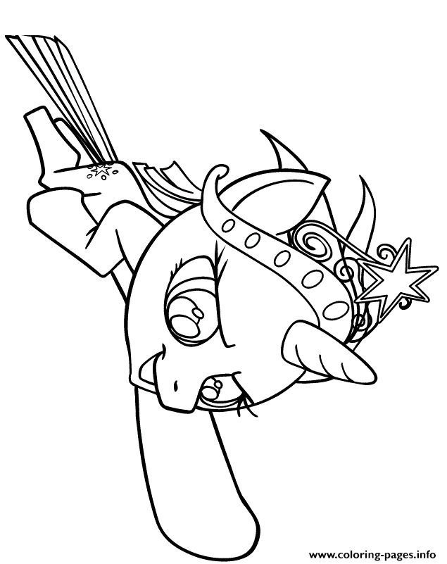 635x801 My Little Pony Twilight Sparkle Unicorn Charging Coloring Pages
