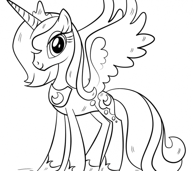 My Little Pony Unicorn Drawing at GetDrawings.com | Free for personal