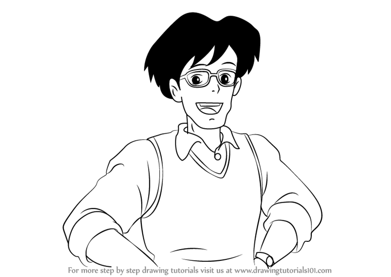 800x566 Learn How To Draw Tatsuo Kusakabe From My Neighbor Totoro (My