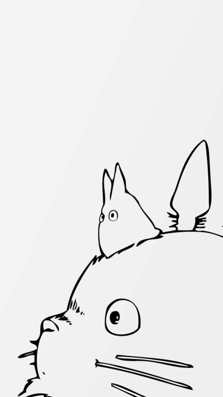 750x1334 Moviemy Neighbor Totoro (750x1334) Wallpaper Id 673020