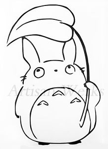 218x300 My Neighbor Totoro Chu Totoro Decal Sticker Leaf Manga Anime Car