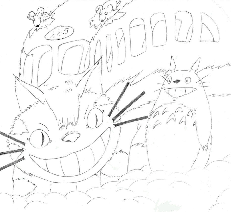933x857 My Neighbor Totoro By Stairwaytoelle