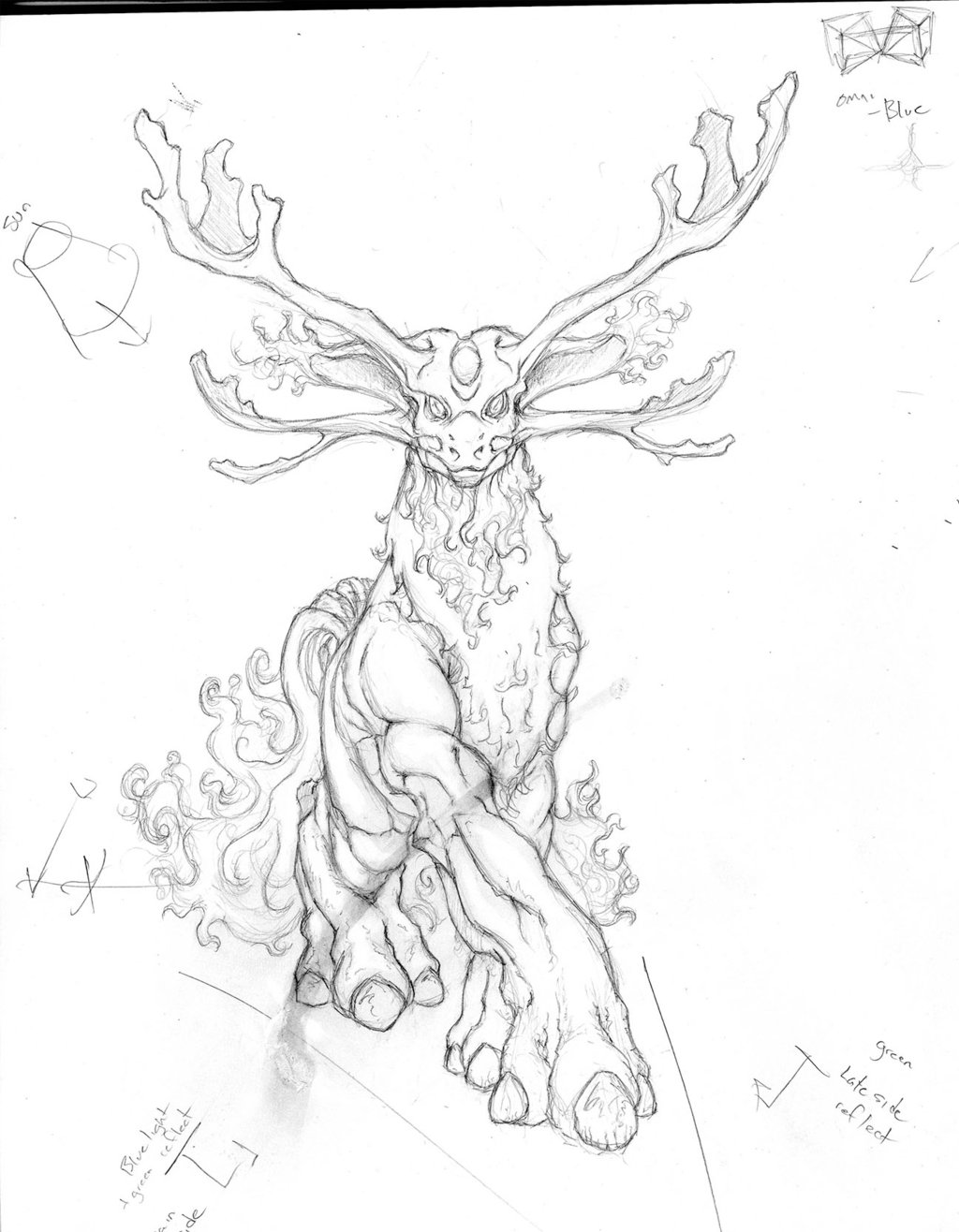 1024x1316 Mystic Stag By Nebulung