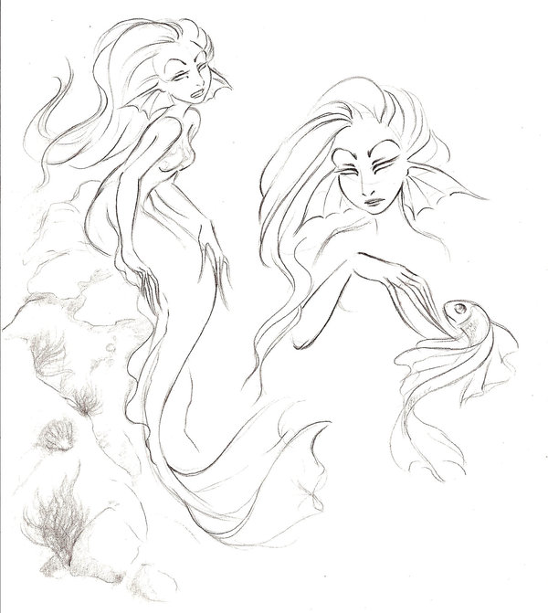 600x671 Mystical Mermaid By Marineelphie