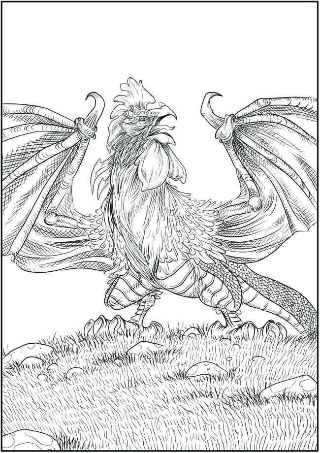650x920 Mythical Creature Coloring Pages Elegant Mythical Creatures