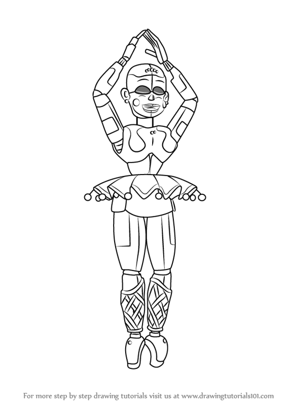 566x800 Learn How To Draw Ballora From Five Nights