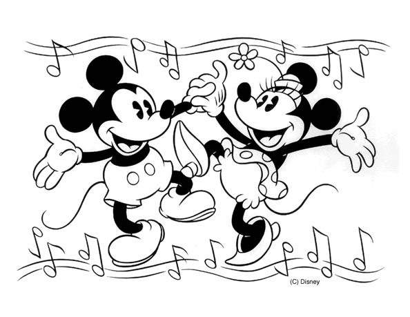 594x459 Dibujos Para Imprimir Y Colorear De Mickey De Disney Nacho