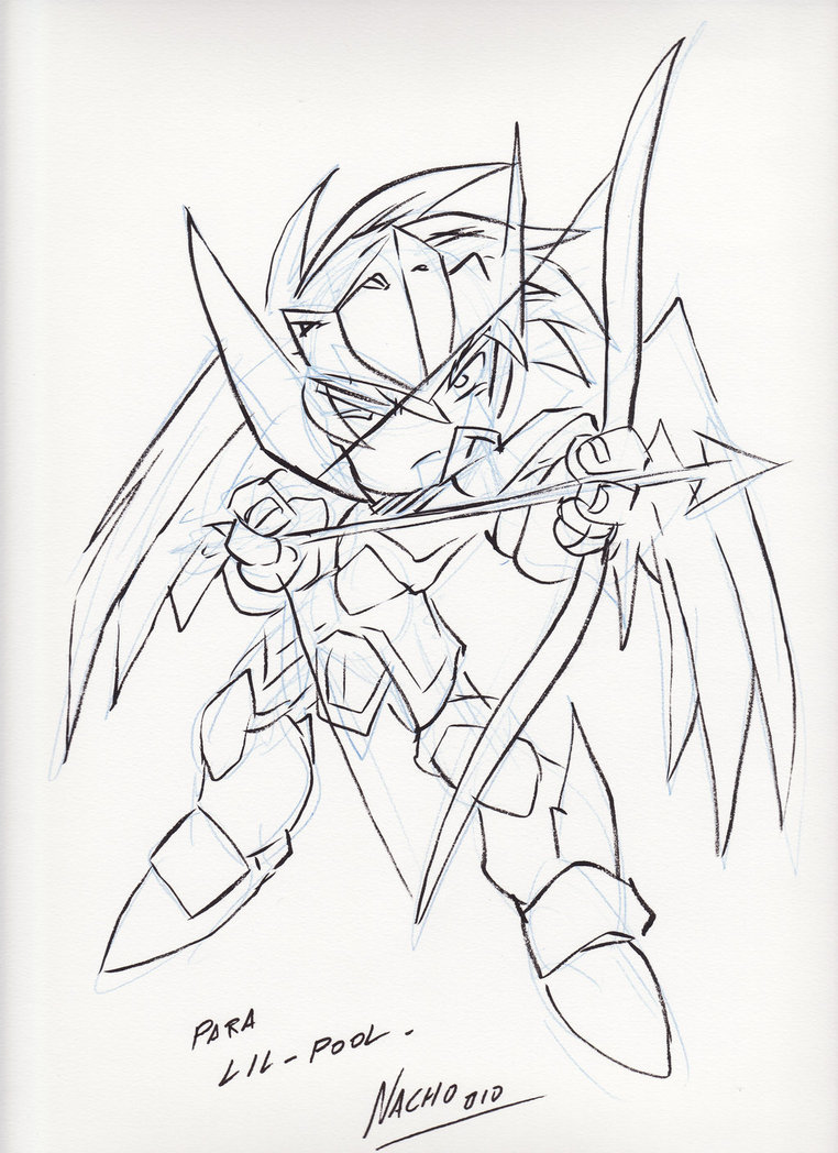 762x1048 Saint Seiya Sagittarius By Nacho Fernandez Ink By Lilpool