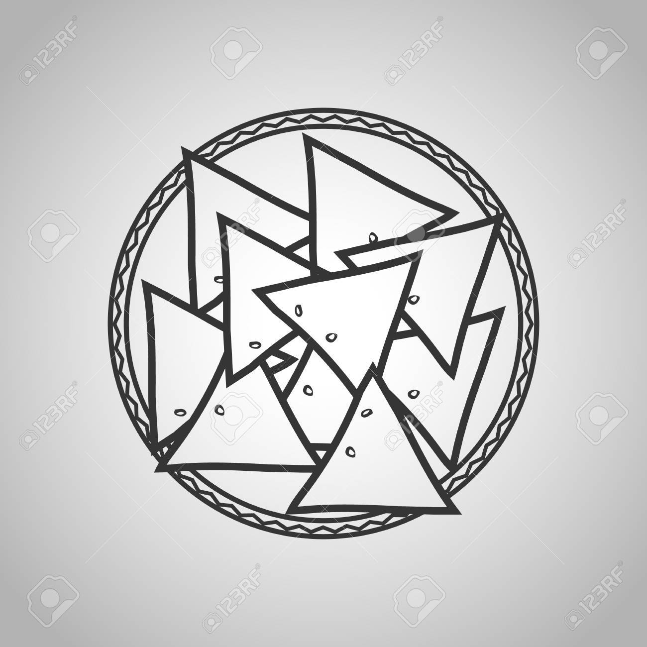 1300x1300 Nachos Icon Royalty Free Cliparts, Vectors, And Stock Illustration