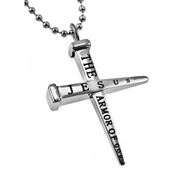 250x250 Necklaces 2 Nail Cross Fear Not Necklace Stainless Steel