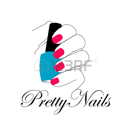 450x450 6,122 Nail Salon Stock Vector Illustration And Royalty Free Nail