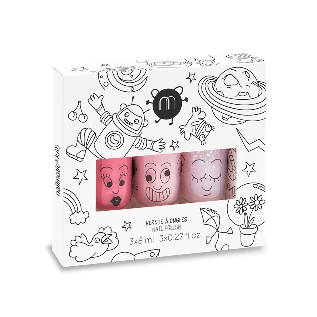 1024x1024 Nailmatic Kids Nail Polish Set Of 3 Cosmos Shop Merci Milo
