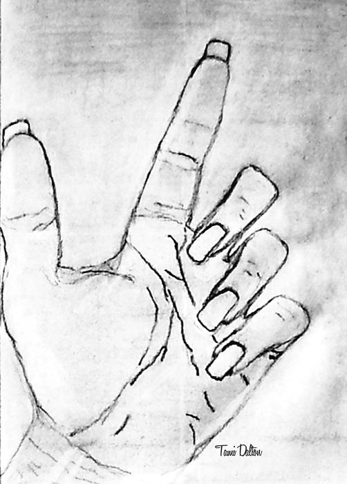 502x700 Pencil Drawing My Left Hand From Sketchpad. Before I Started