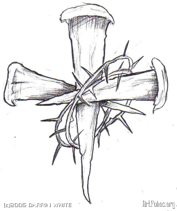 618x734 Cross Of Nails