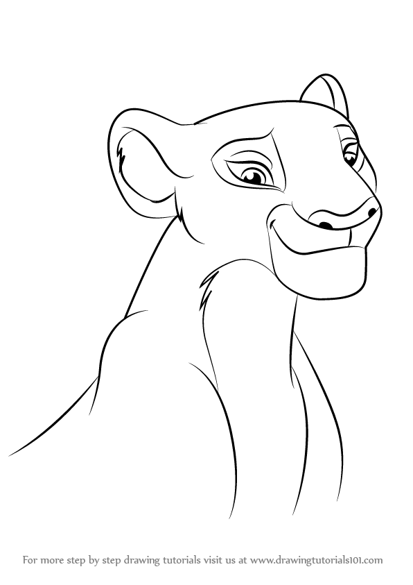 596x843 Learn How To Draw Nala From The Lion Guard (The Lion Guard) Step