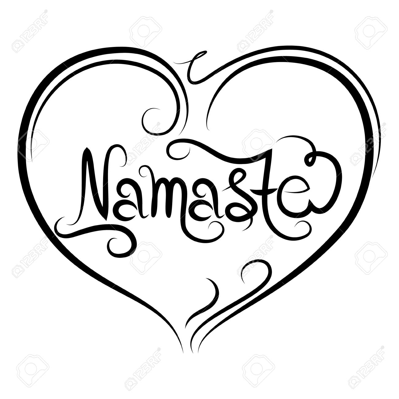 1300x1300 Indian Greeting Banner Namaste Royalty Free Cliparts, Vectors,