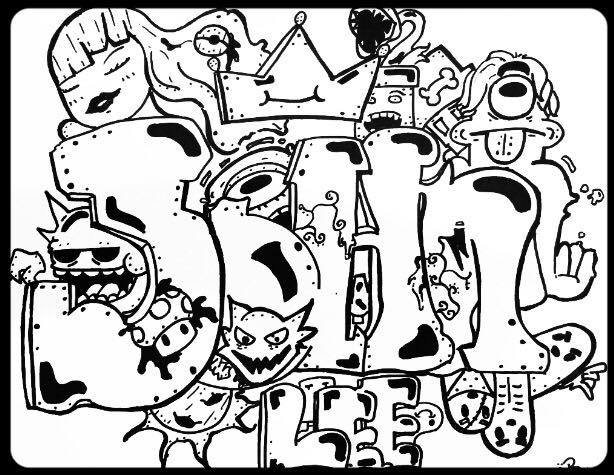 614x475 John Graffiti Name Style By Teenkuma